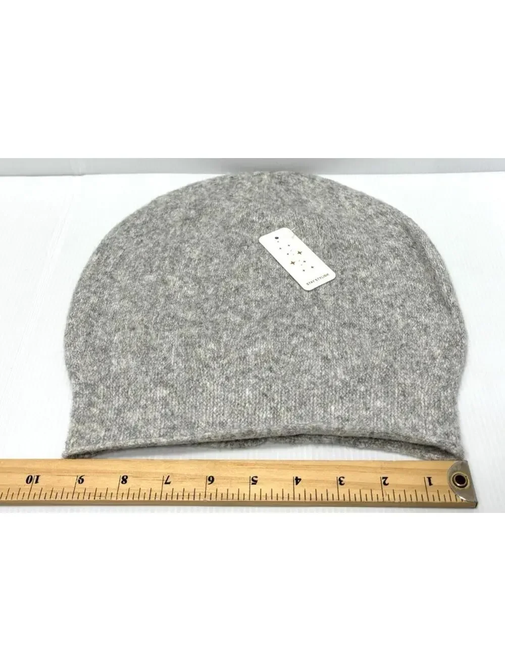 Slouchy Grey Beanie Unisex Winter Hat Casual Warm Knit Stylish Cap Soft New